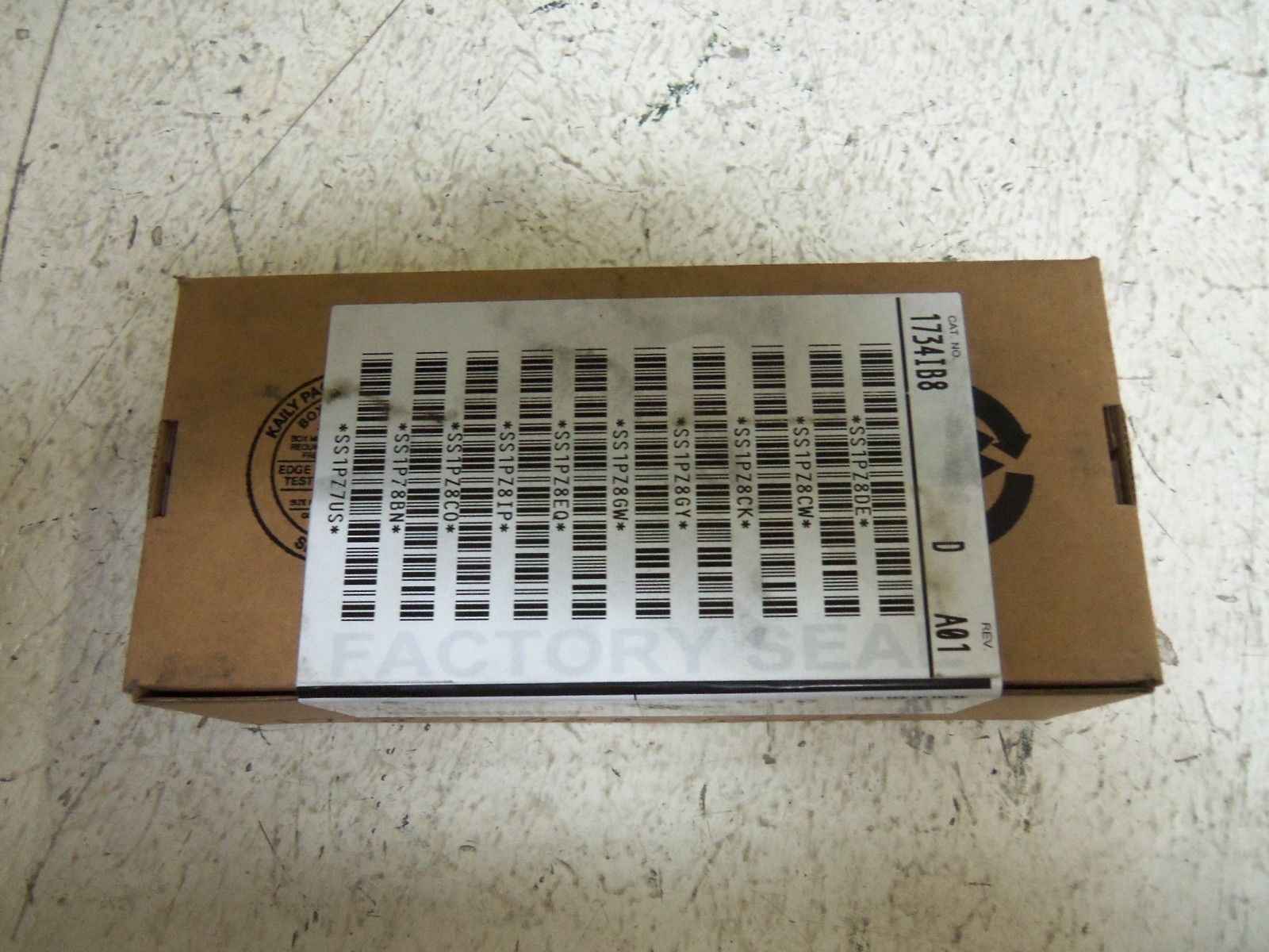 ALLEN BRADLEY 1734-IB8 SER. D F/W 3.022 (PKG OF 10) DATE: 2012 *FACTORY SEALED*