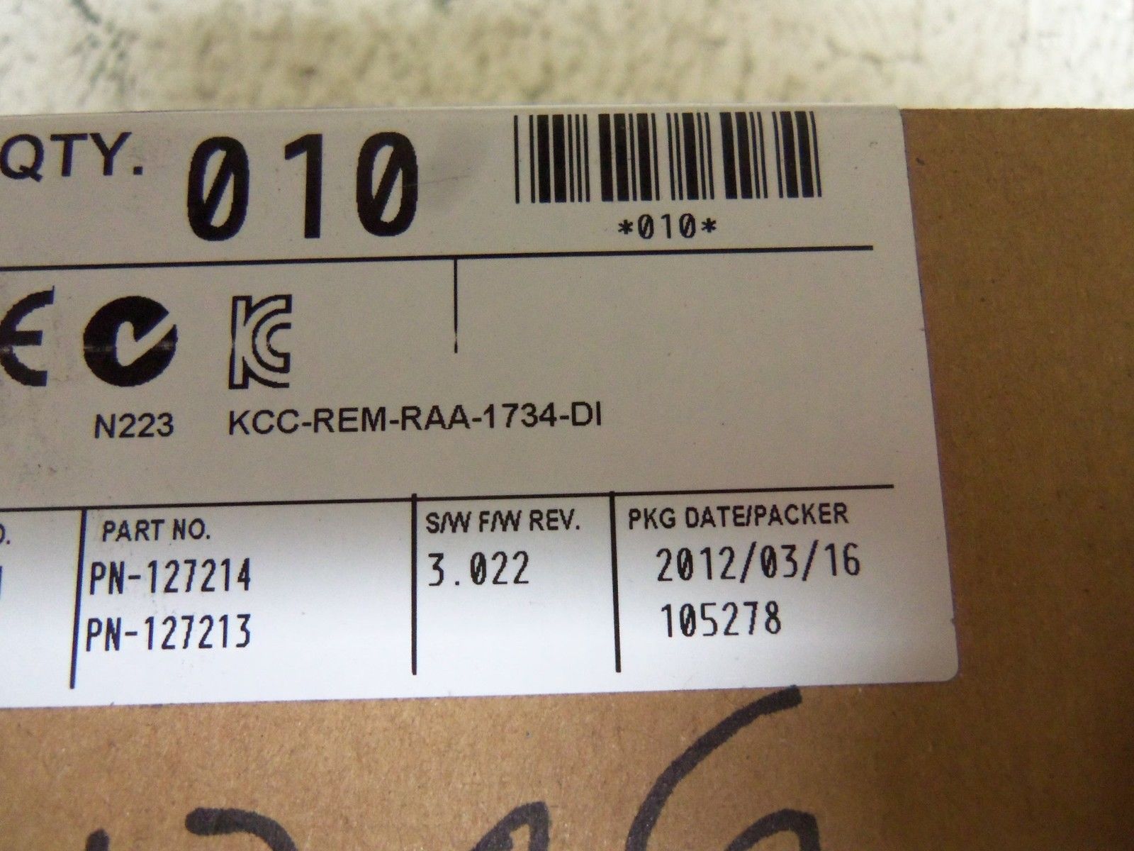 ALLEN BRADLEY 1734-IB8 SER. D F/W 3.022 (PKG OF 10) DATE: 2012 *FACTORY SEALED*