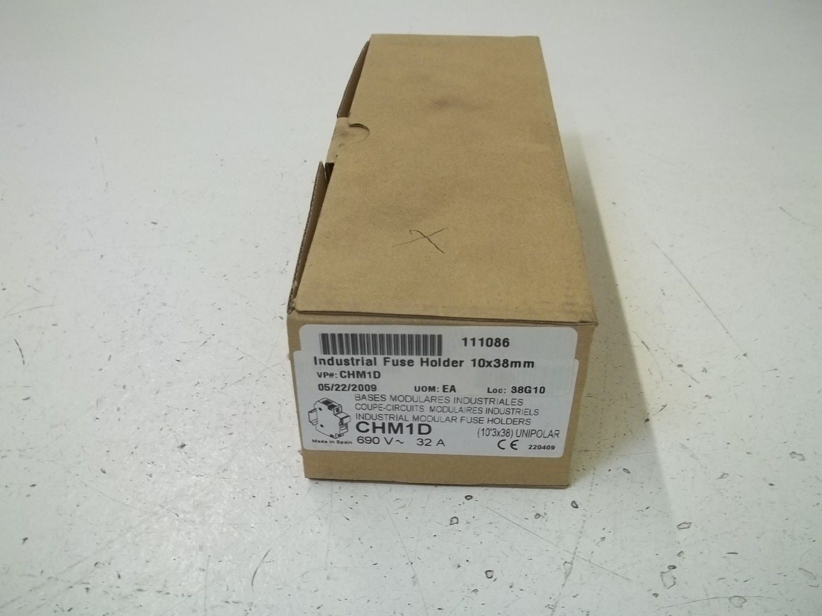 LOT OF 10 BUSSMAN CHM1D INDUSTRIAL FUSE HOLDER *NEW IN BOX*