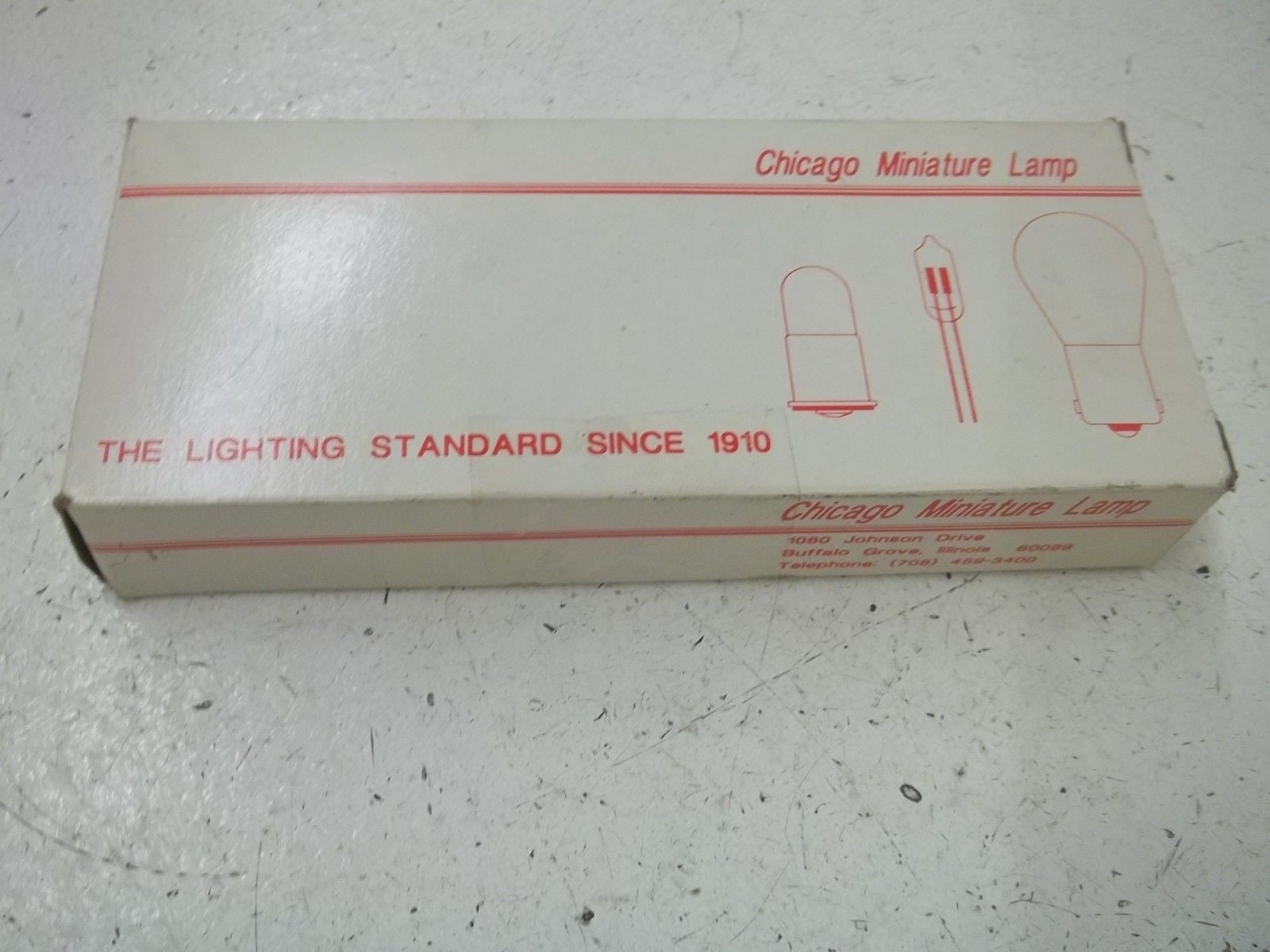 LOT OF 10 CHICAGO MINIATURE LAMP 6S6DC/30V LAMPS *NEW IN BOX*