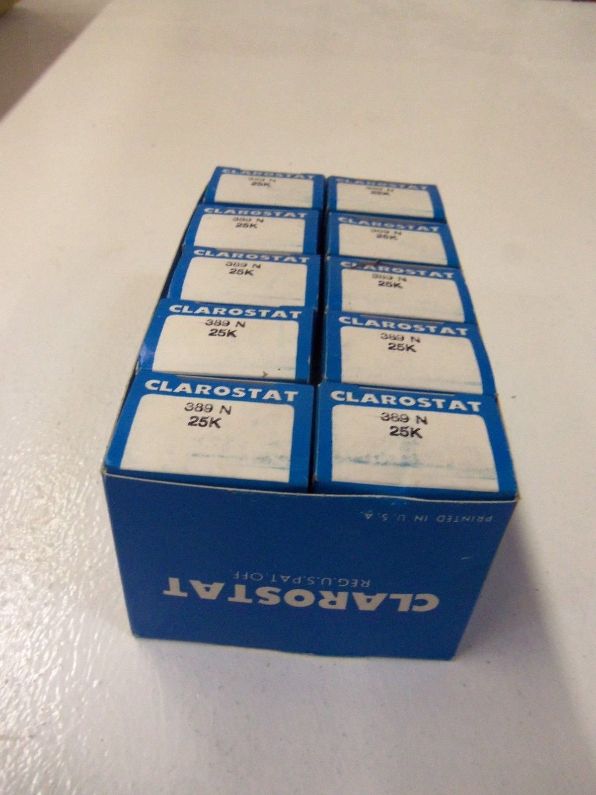 LOT OF 10 CLAROSTAT 389N-25K *NEW IN BOX*