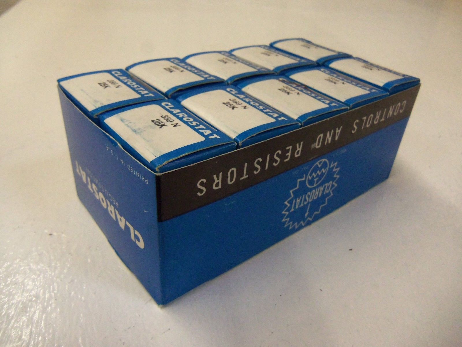 LOT OF 10 CLAROSTAT 389N-25K *NEW IN BOX*