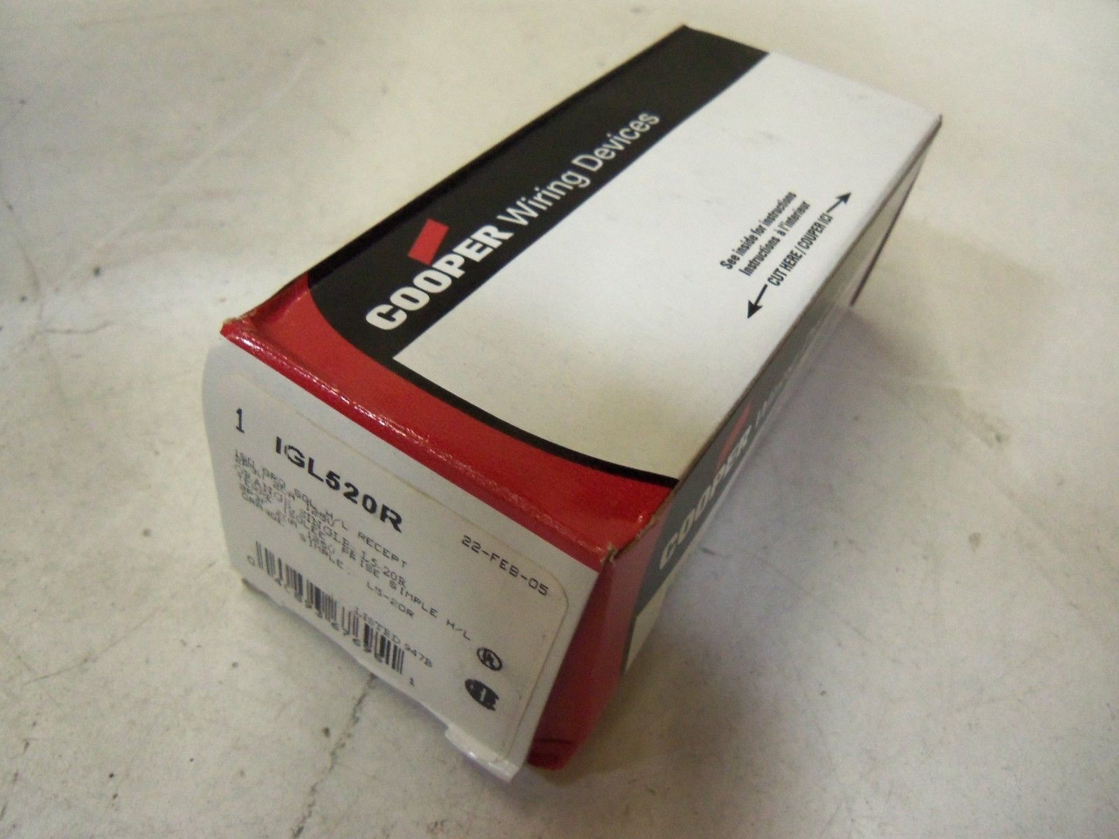 LOT OF 10 COOPER IGL520R *NEW IN BOX*