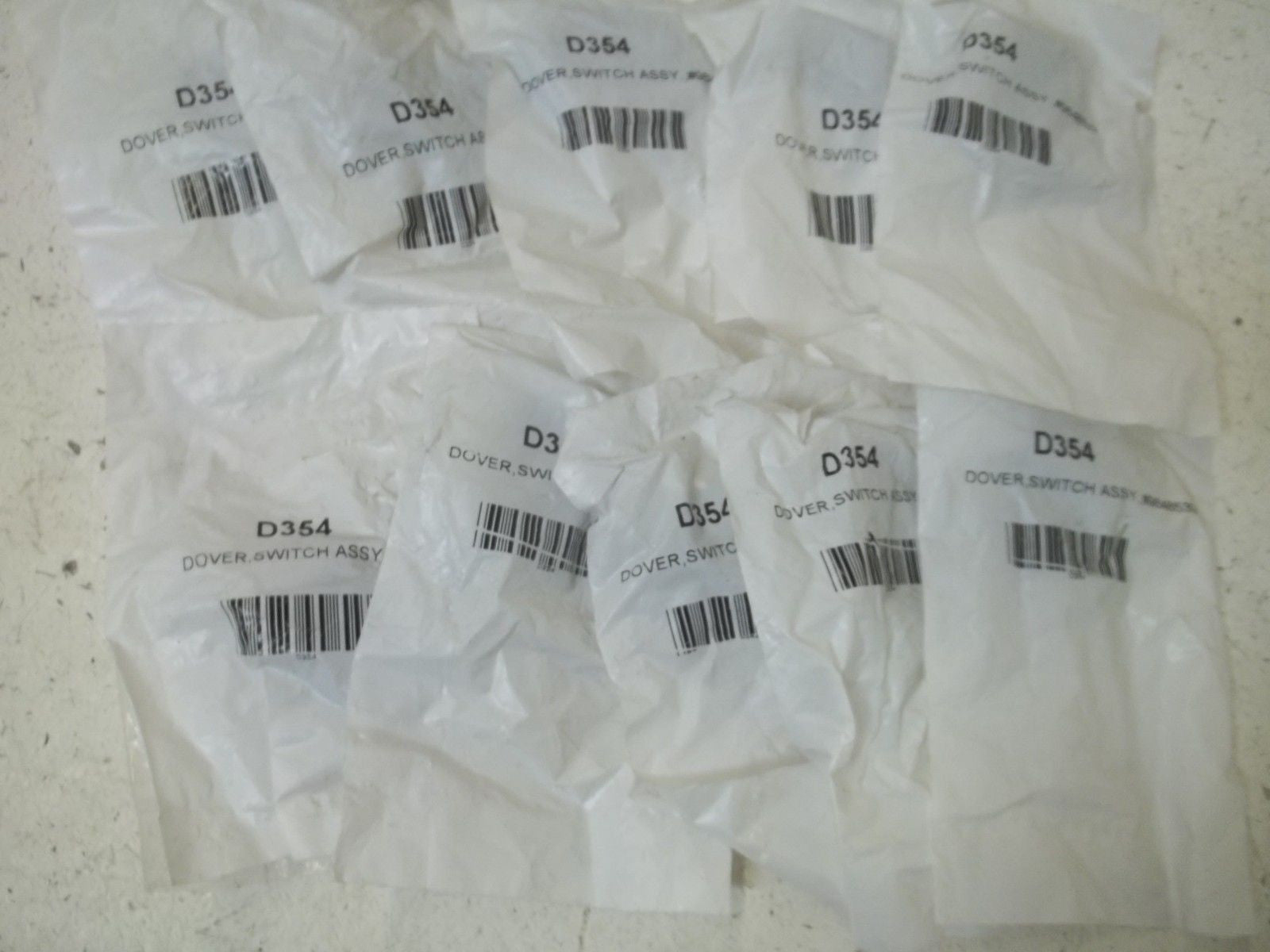 LOT OF 10 D354 DOVER, SWITCH ASSY. *NEW IN A FACTORY BAG*