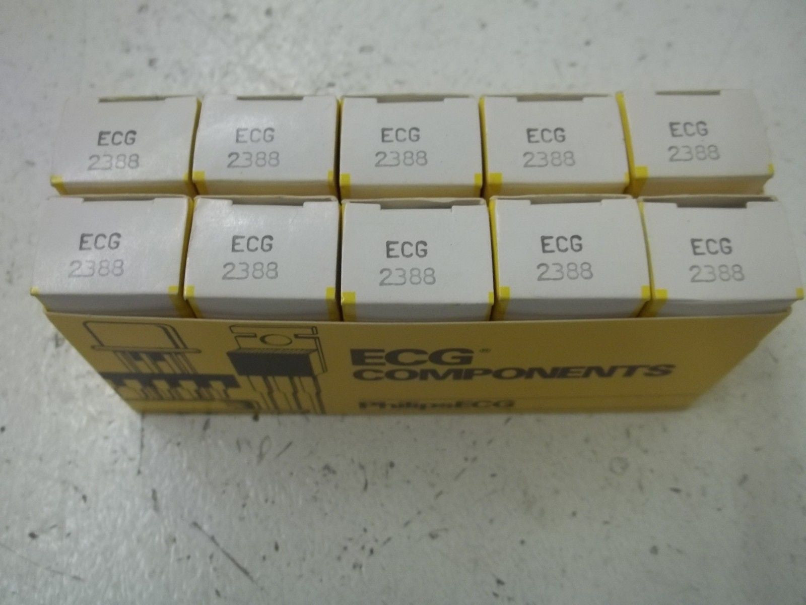 LOT OF 10 ECG ECG2388 COMPONENT *NEW IN BOX*