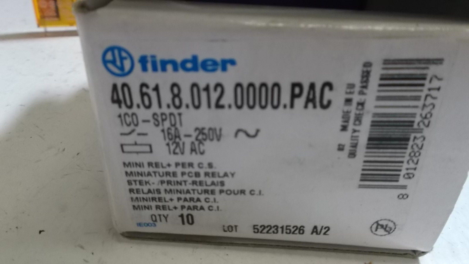 LOT OF 10 FINDER 40.61.8.012.0000.PAC *NEW IN BOX*