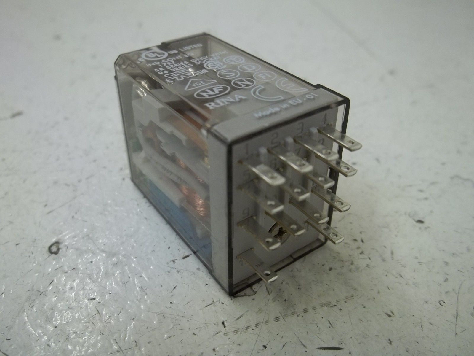 LOT OF 10 FINDER 55.34.9.024.5080 RELAY 7A-250V 24V DC *NEW IN BOX*