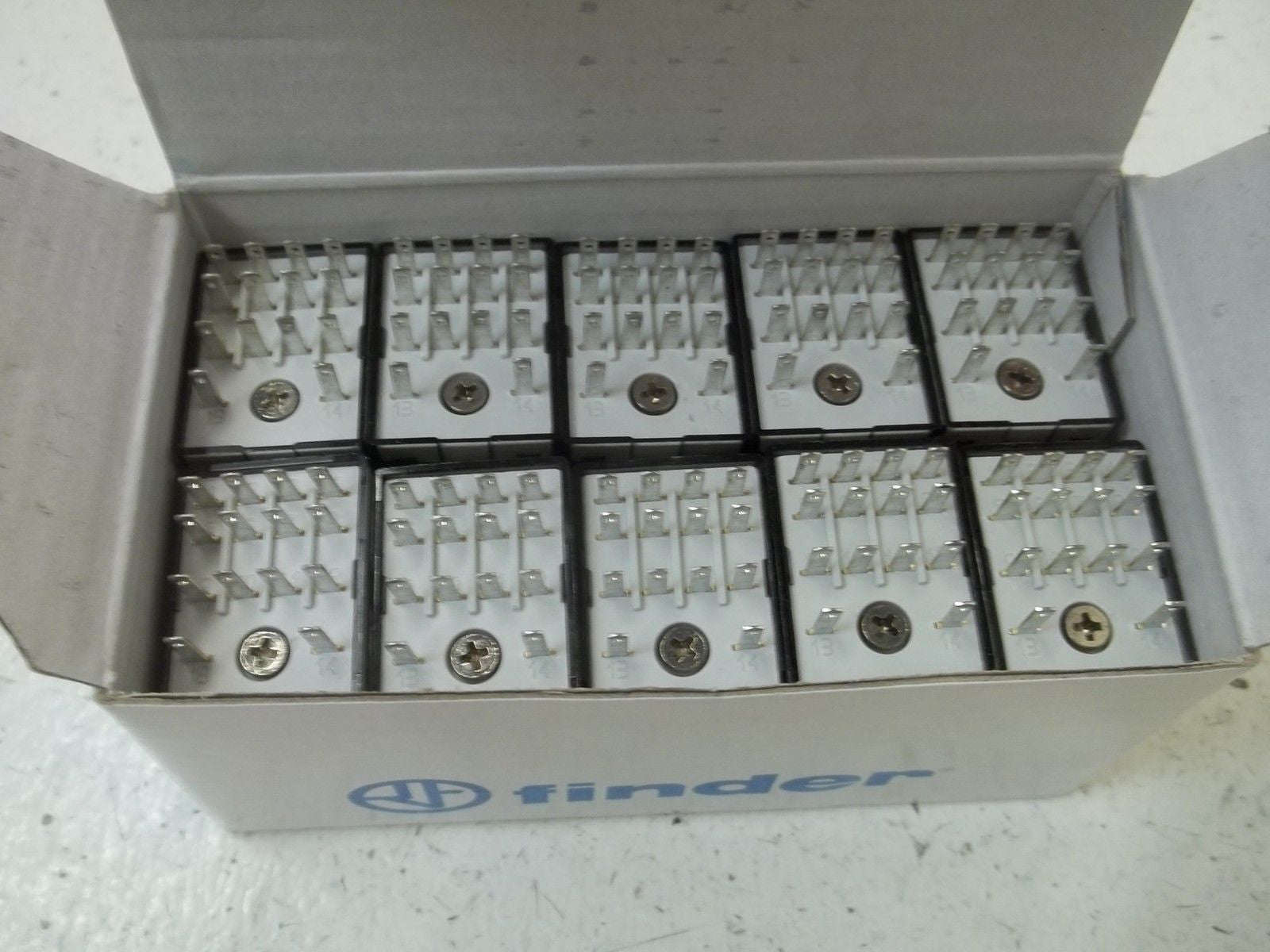 LOT OF 10 FINDER 55.34.9.024.5080 RELAY 7A-250V 24V DC *NEW IN BOX*