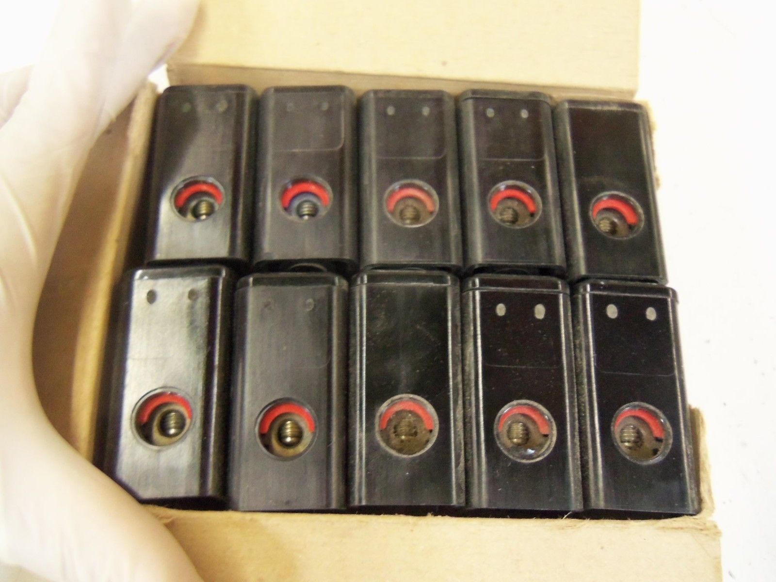 LOT OF 10 GEC RED SPOT FUSE HOLDER  CRS15H *NEW IN BOX*