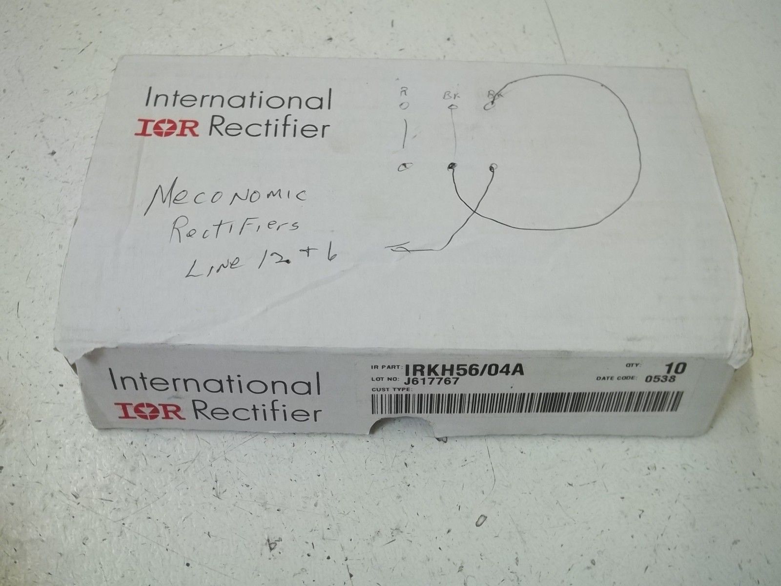 LOT OF 10 IOR IRKH56/04A RECTIFIER *NEW IN BOX*