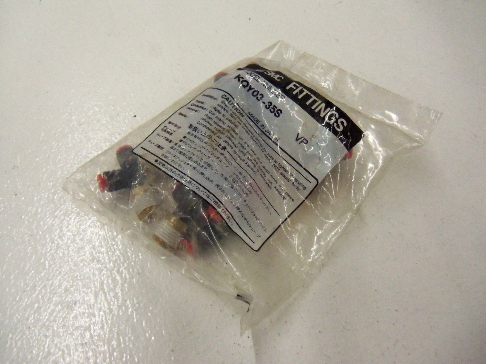 LOT OF 10 SMC KQY03-35S *NEW FACTORY BAG*