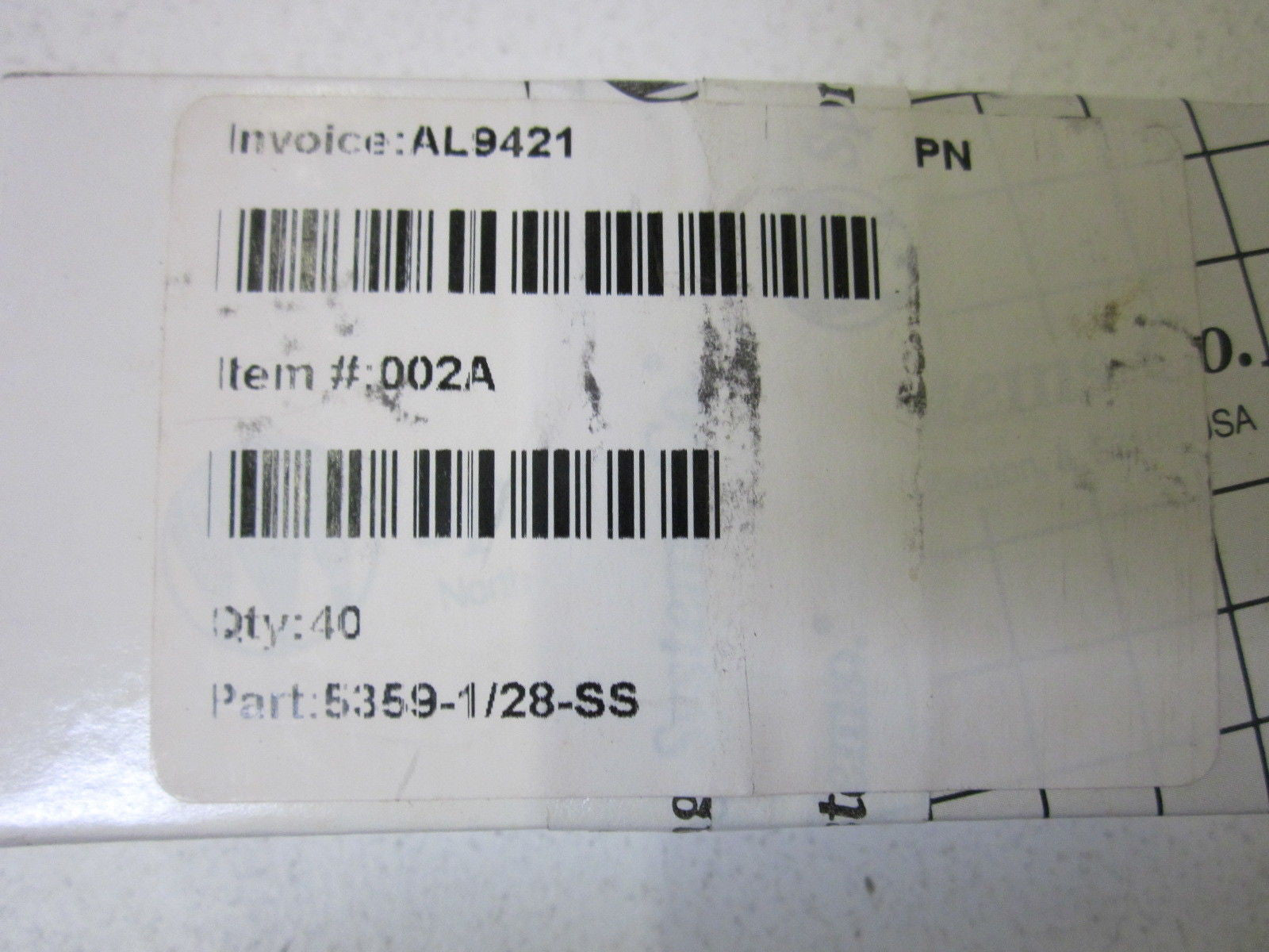 SPRAYING SYSTEMS 002A 5359-1/28-SS *NEW NO BOX*