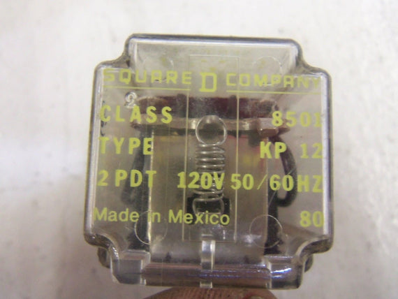 LOT OF 10 SQUARE D 8501-KP12 RELAY *USED*