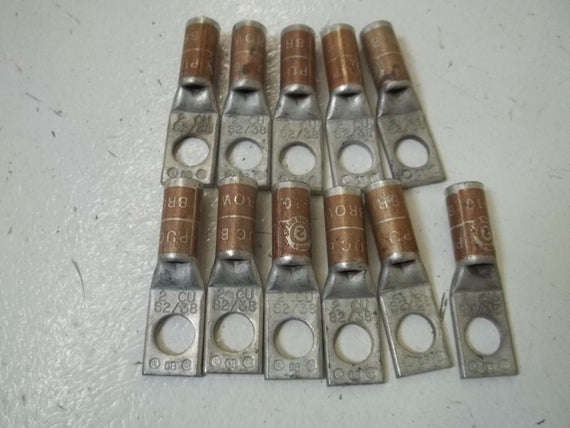 LOT OF 11 PENN-UION BLU-2S2 CONDUCTOR -DIE TOOL BROWN 3/8" *NEW IN BOX*