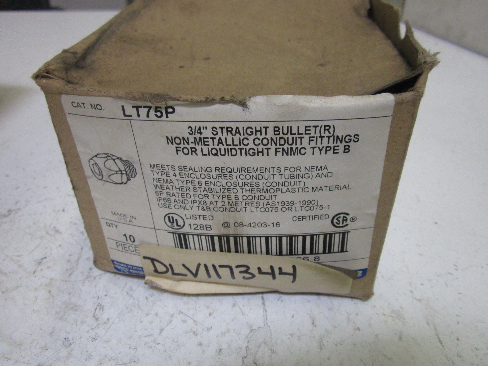 THOMAS & BETTS LT75P *NEW IN BOX*