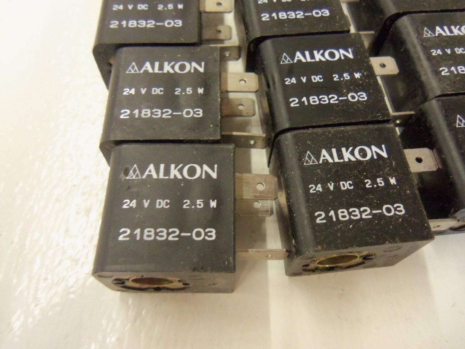 LOT OF 12 ALKON 21832-03 24V *USED*