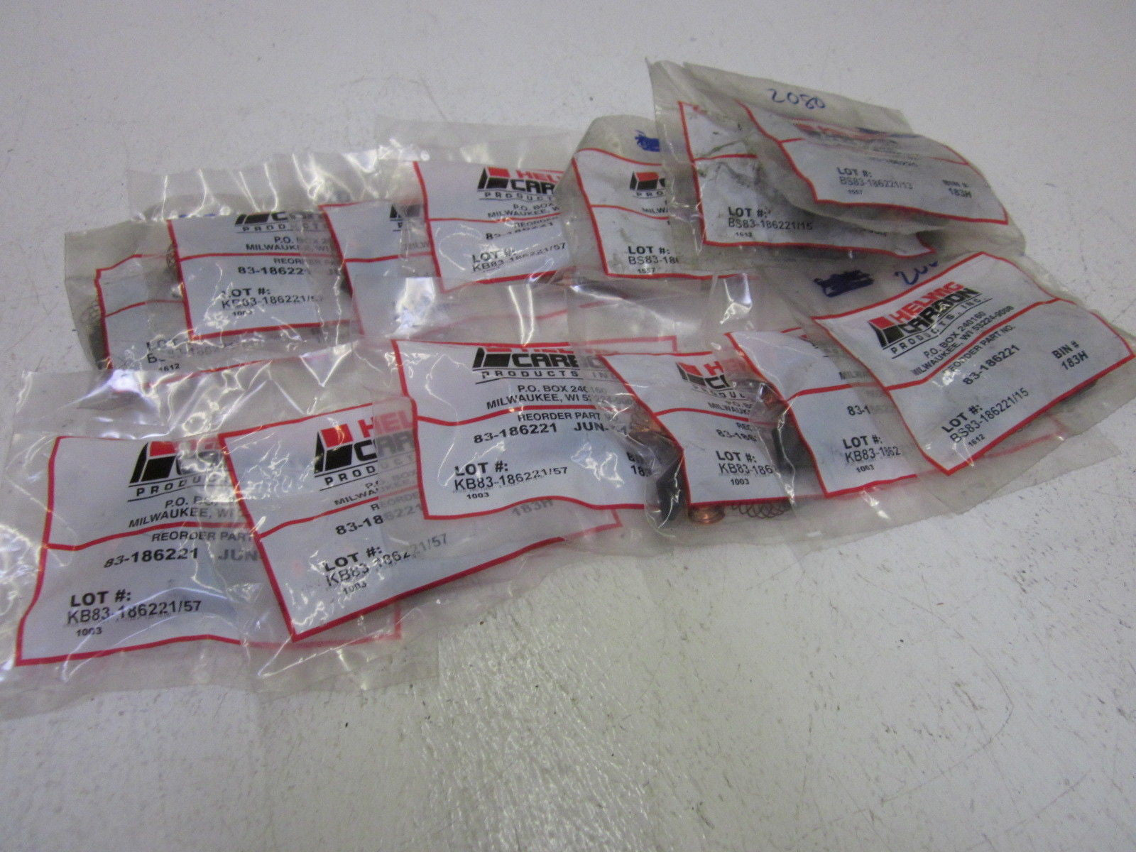 LOT OF 12 HELWIG CARBON 80-255041 *NEW IN A FACTORY BAG*