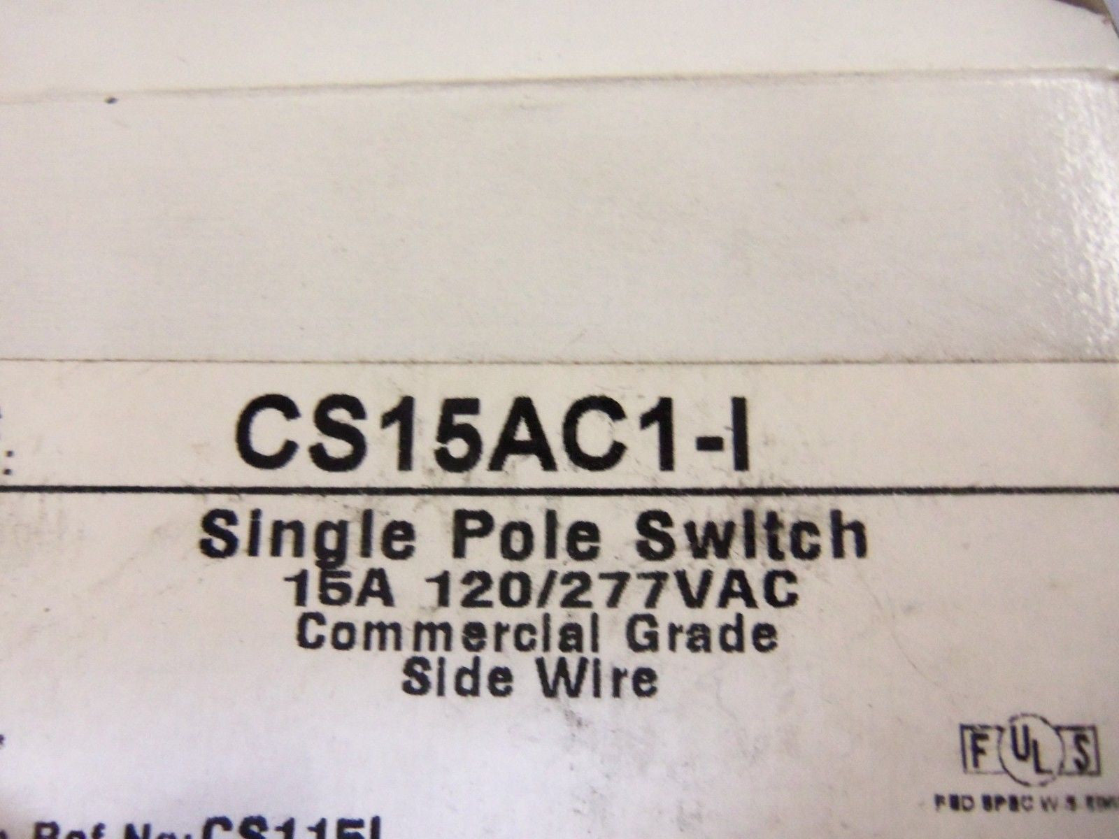 LOT OF 14  PASS & SEYMOUR CS15AC1-I SINGLE POLE SWITCH *NEW IN BOX*