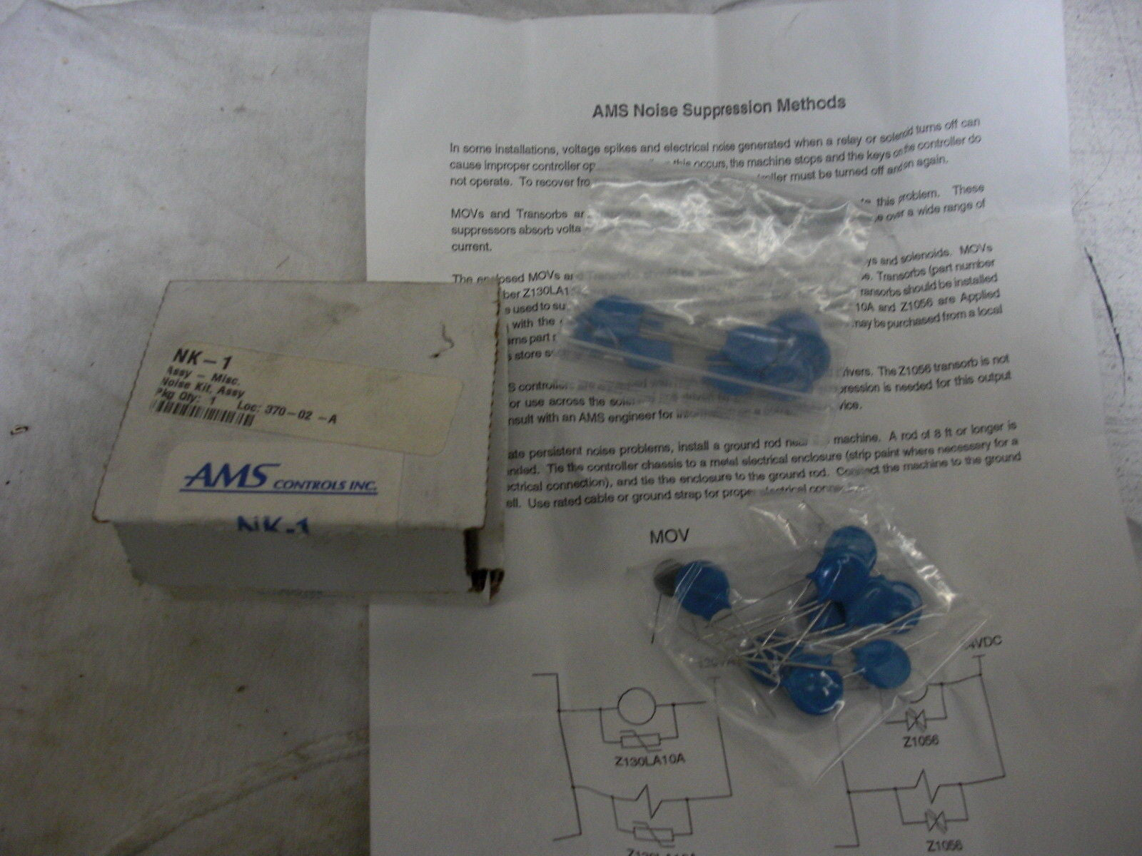 LOT OF 16 AMS CONTROLS NK-1 *NEW*