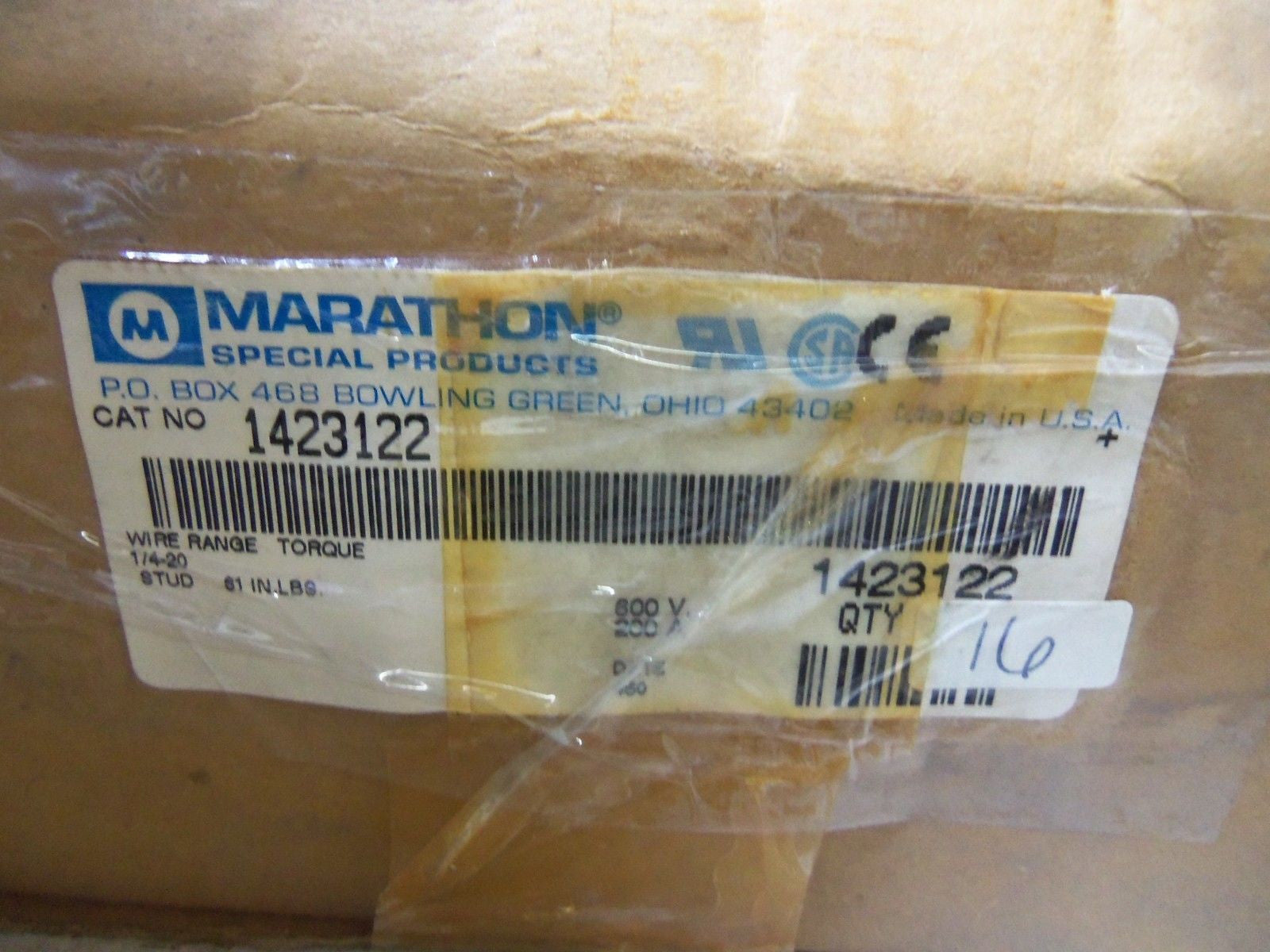 MARATHON 1423122 FUSE HOLDER *NEW IN BOX*
