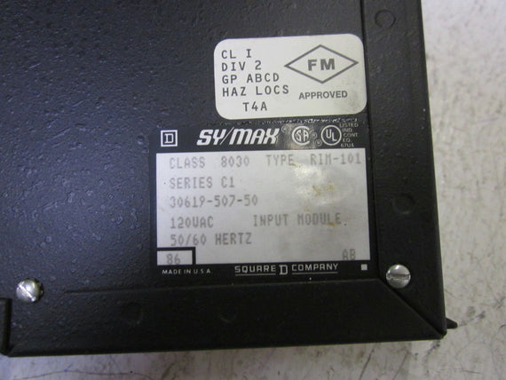 LOT OF 16 SQUARE D SY/MAX 8030-RIM-101 SER.C1 INPUT MODULE *USED*