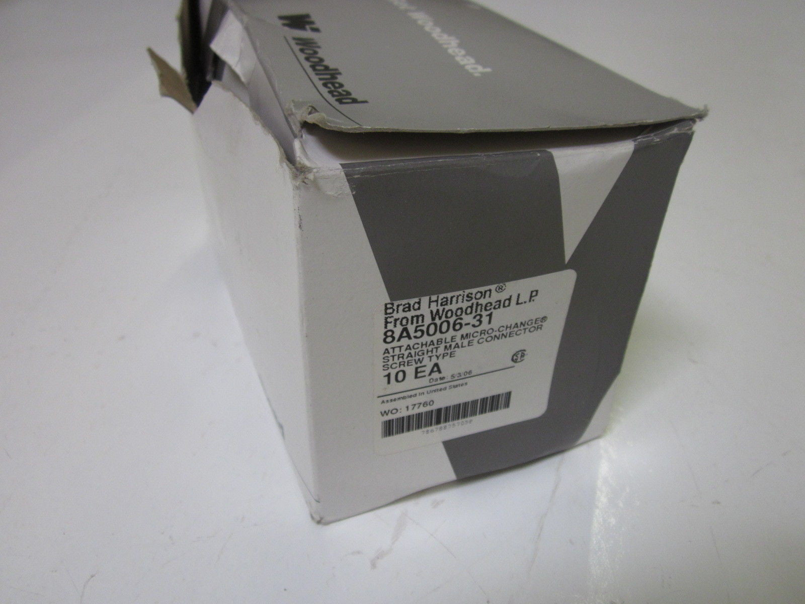 LOT OF 10 BRAD HARRISON 8A5006-31 *NEW IN BOX*