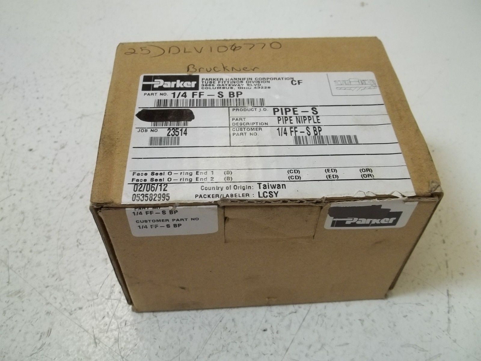 LOT OF 17 PARKER 1/4 FF-SBP *NEW IN BOX*