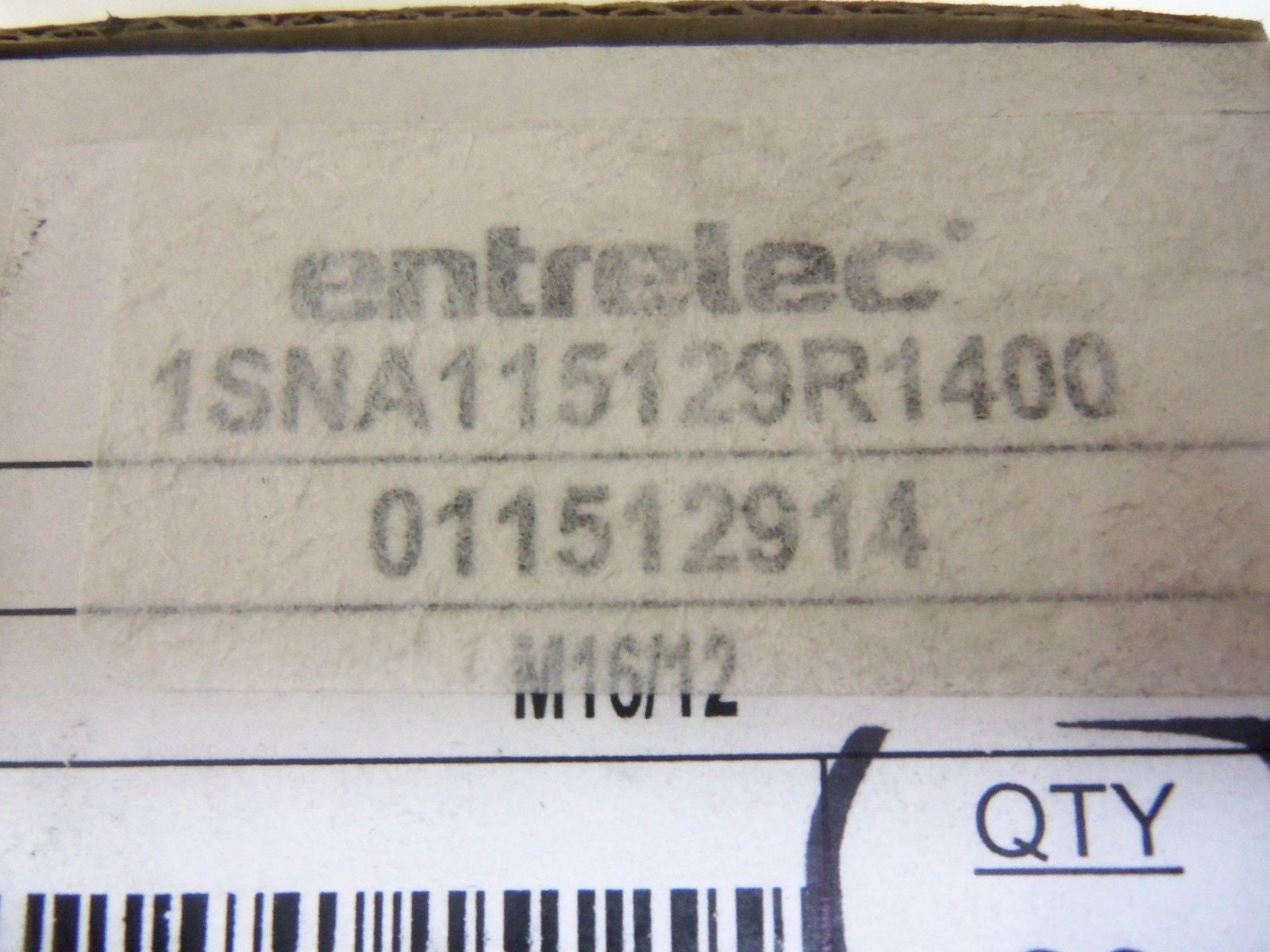 LOT OF 20 ENTRELEC M16/12 TERMINAL BLOCK 1SNA115129R1400 *NEW IN BOX*