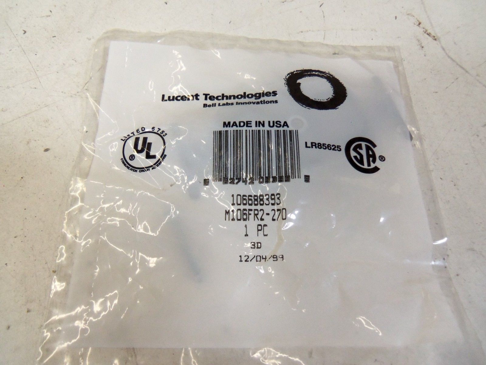 LOT OF 20 LUCENT TECHNOLOGIES M106FR2-270 *NEW IN FACTORY BAG*