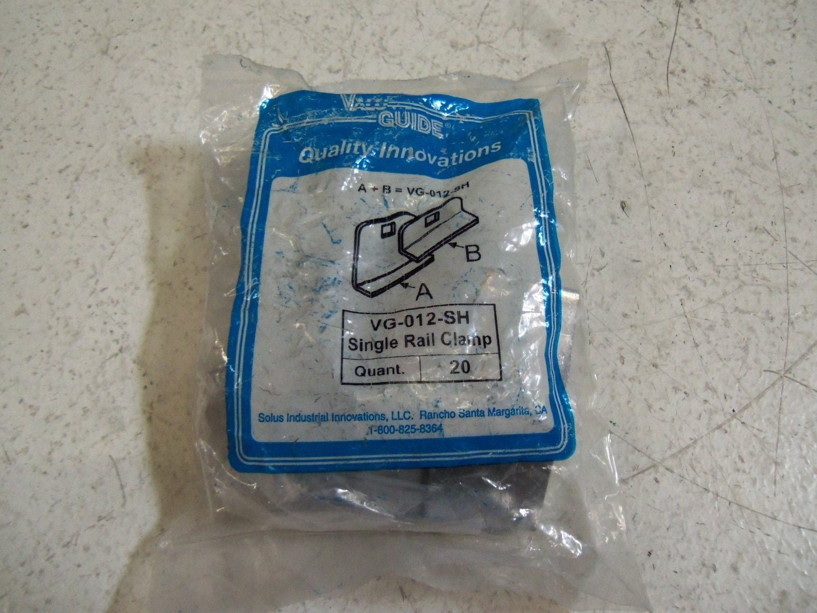 LOT OF 20 VALU-GUIDE VG-012-SH *NEW IN FACTORY BAG*