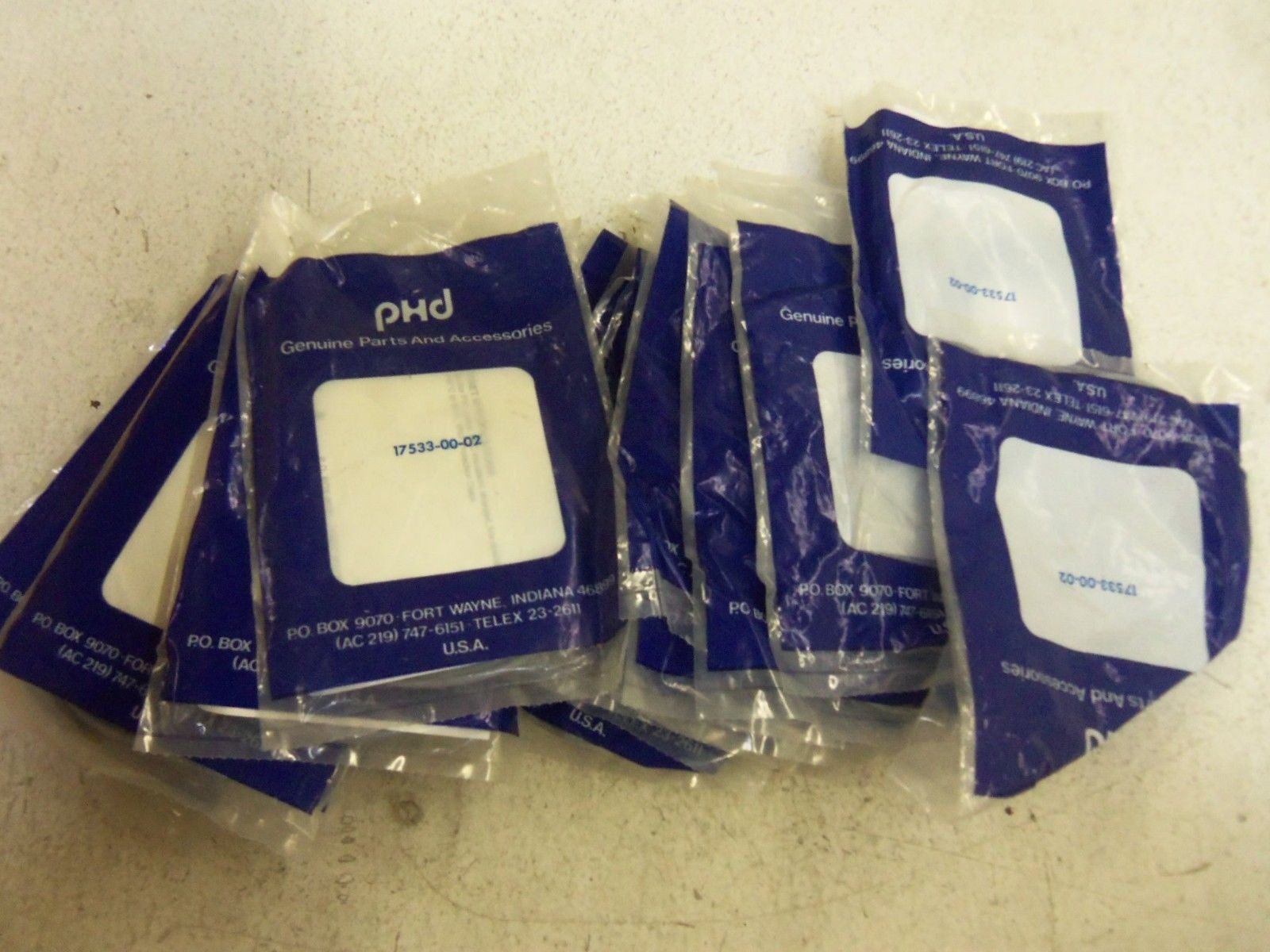 LOT OF 21 PHD 17533-00-02 *FACTORY BAG*