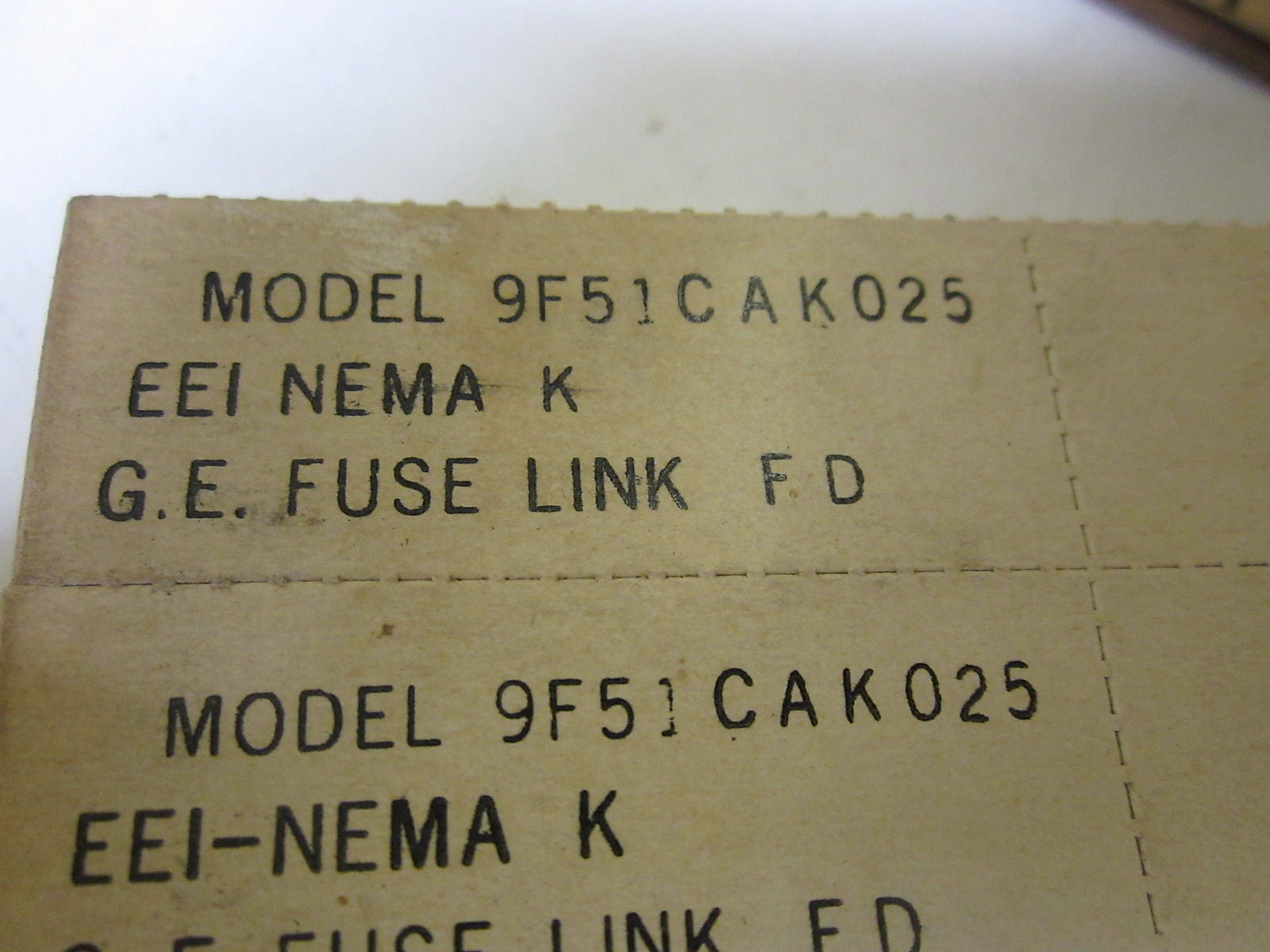 LOT OF 22 GENERAL ELECTRICS 9F51CAK025 *NEW IN BOX*