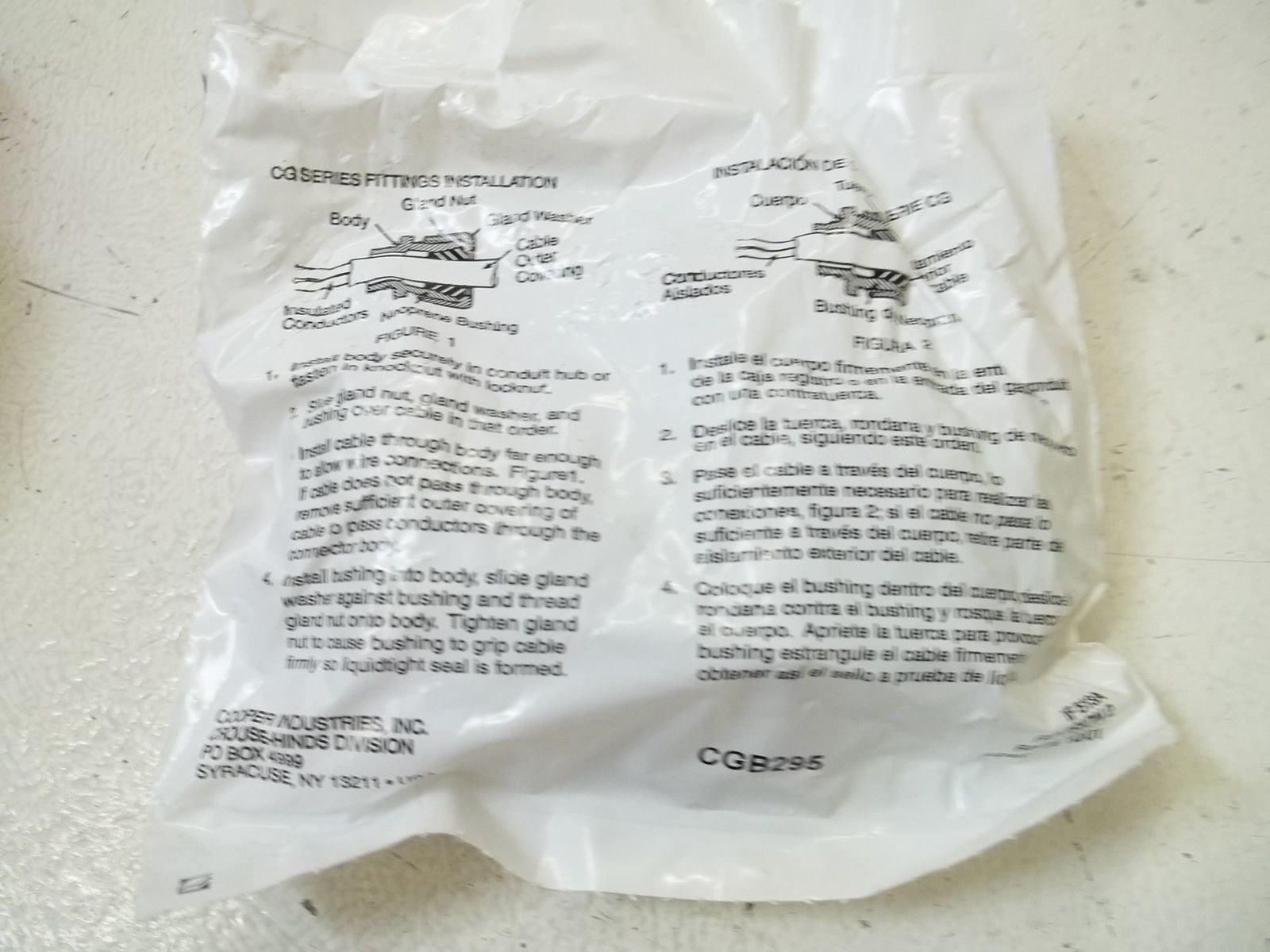 LOT OF 23 CROUSE-HINDS CGB295 STRAIGHT BODY MALE THREAD *NEW IN BOX*