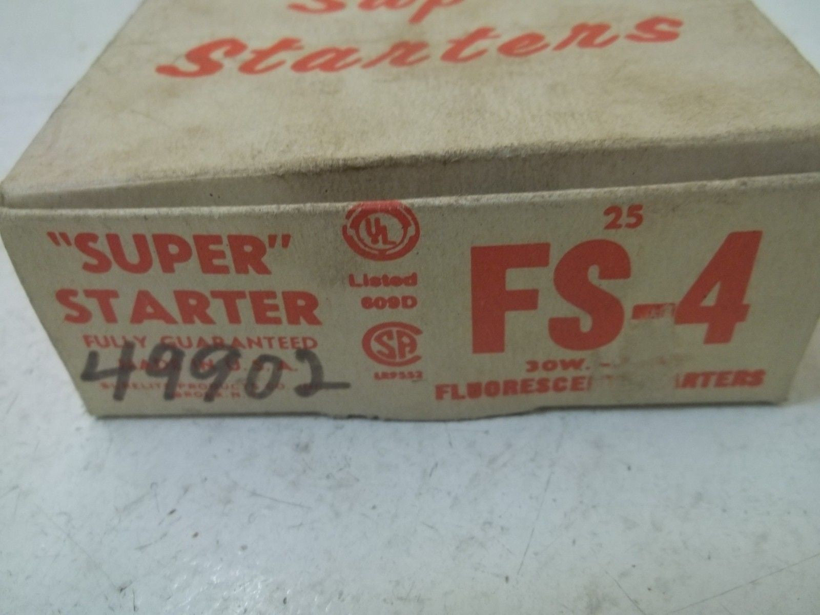 LOT OF 23 SUPER STARTER FS-4 *NEW IN BOX*