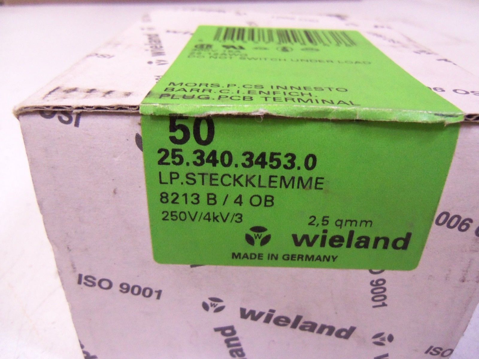 LOT OF 23 WIELAND 25.340.3453.0 *NEW IN BOX*