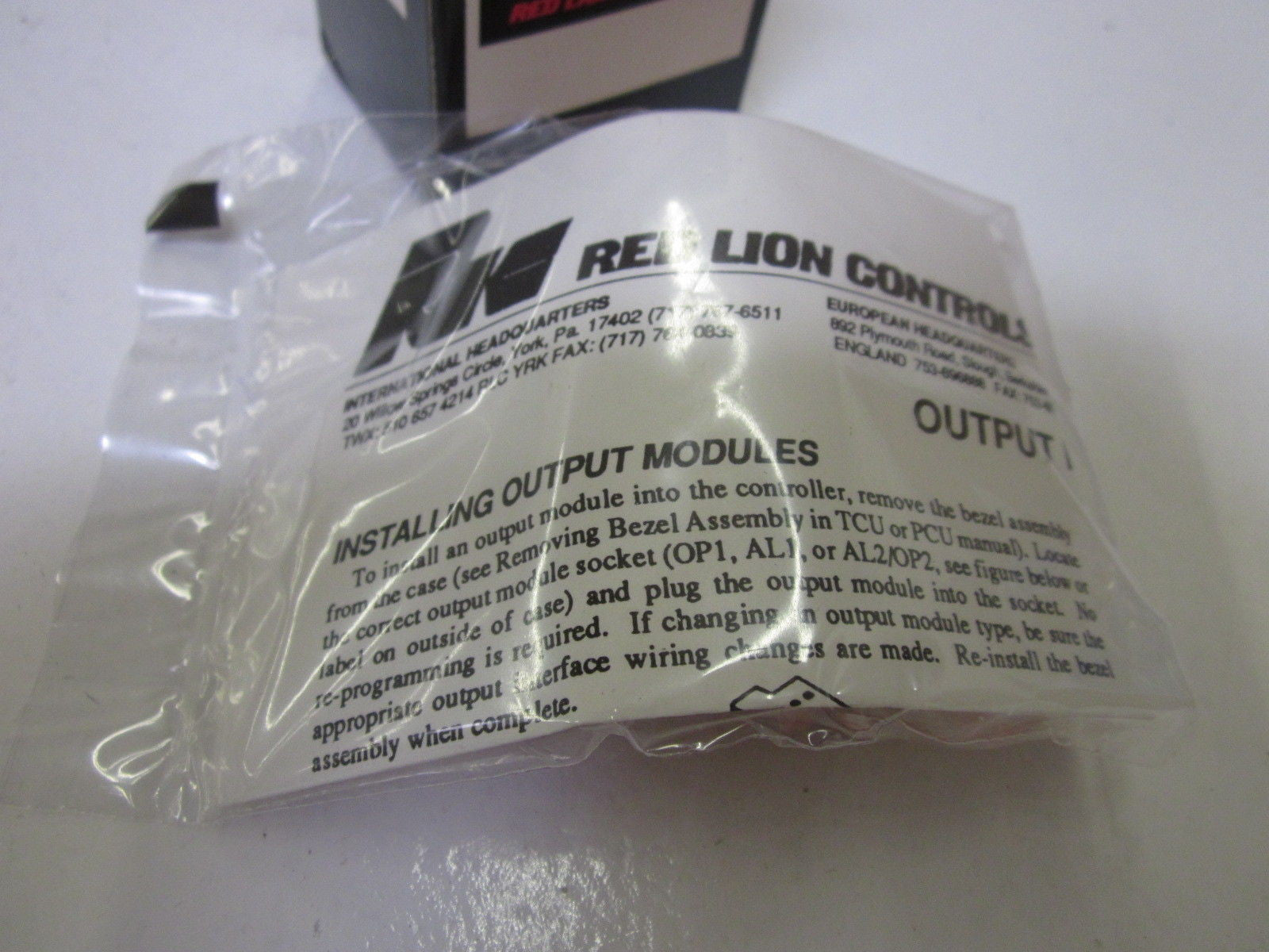 RED LION CONTROLS OMD00000 OUTPUT MODULE BOARD *NEW IN BOX*