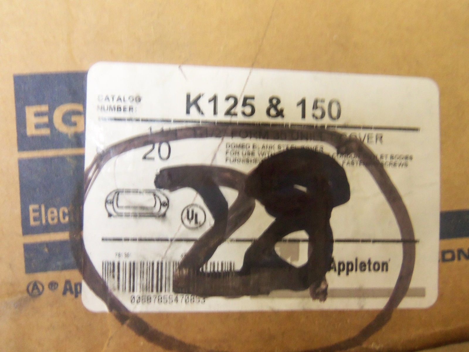 LOT OF 28 APPLETON K125 & 150 CONDUIT *NEW IN BOX*