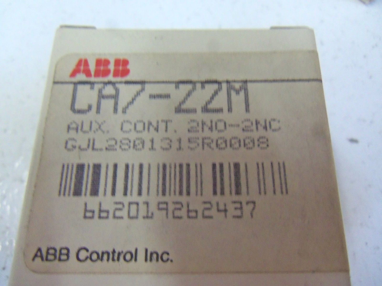 LOT OF 2 ABB CA7-22M *NEW IN BOX*