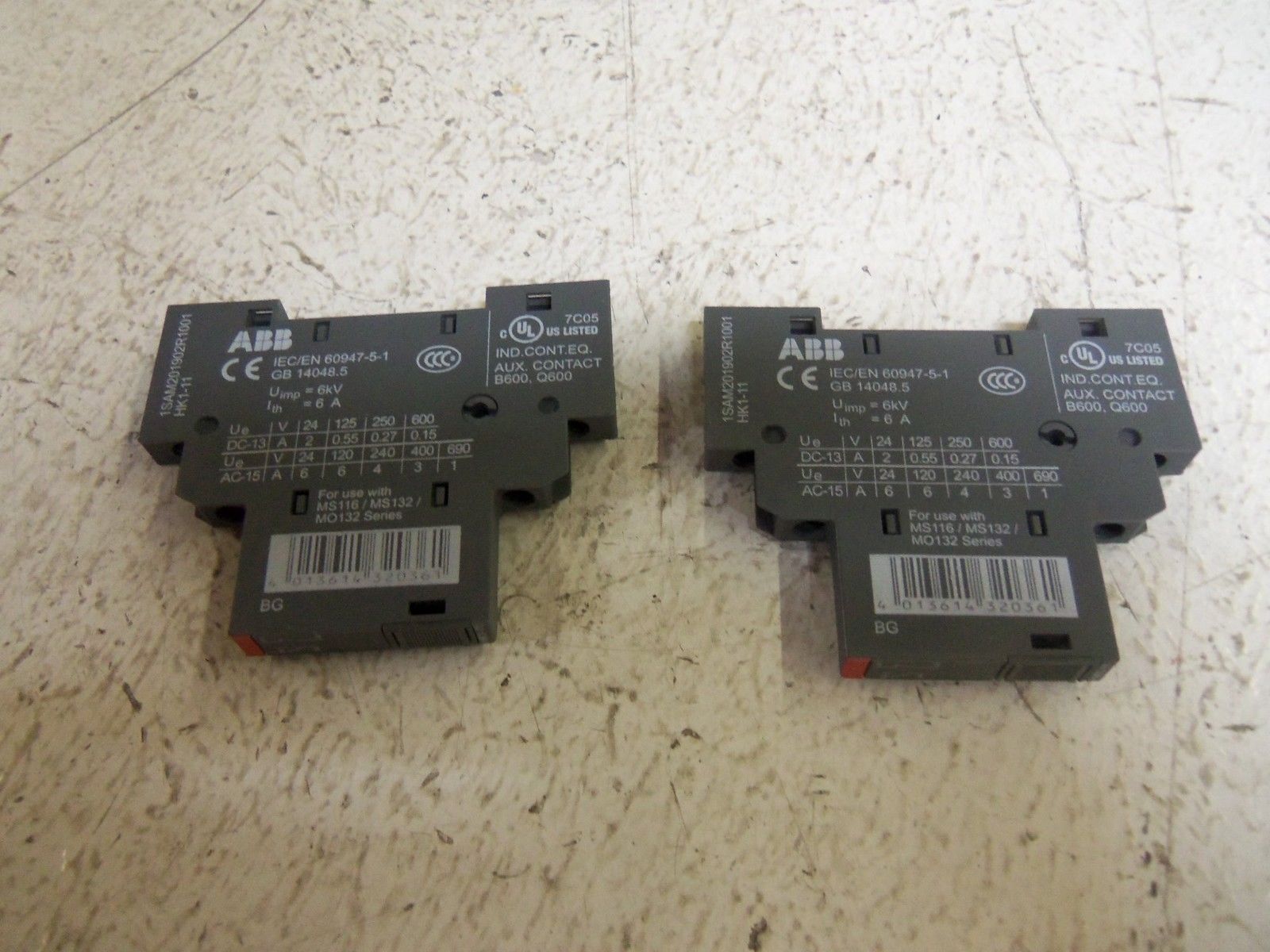 ABB HK1-11 1SAM201902R1001 AUXILIARY CONTACT *NEW IN BOX*