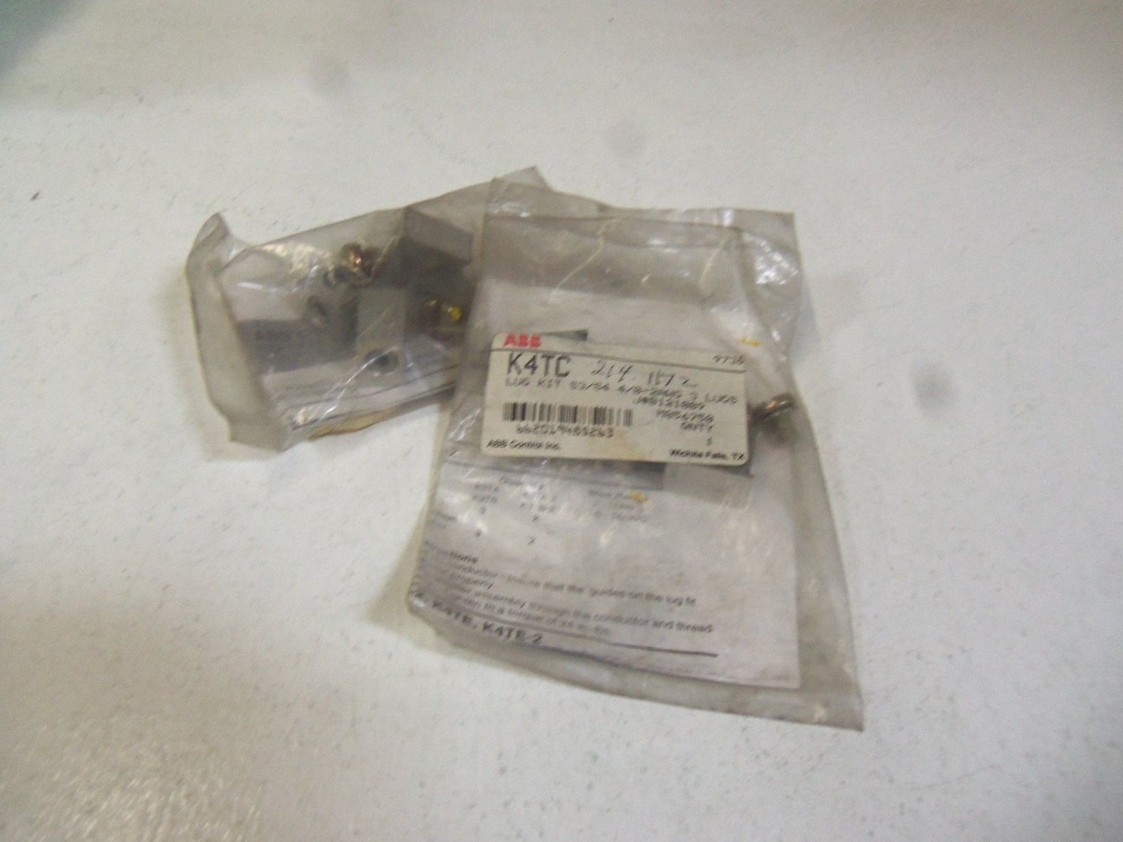 LOT OF 2 ABB K4TC *NEW IN BAG*