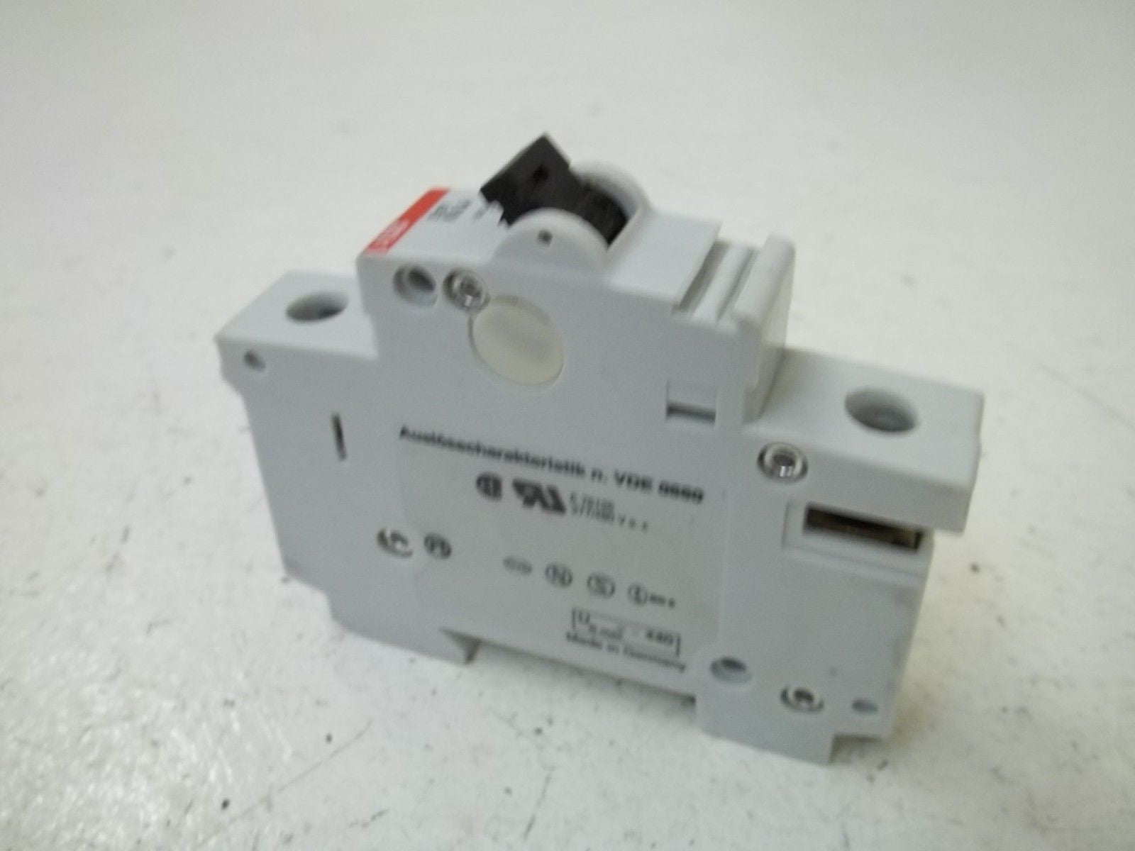 LOT OF 2 ABB S271-K6A CIRCUIT BREAKER *USED*