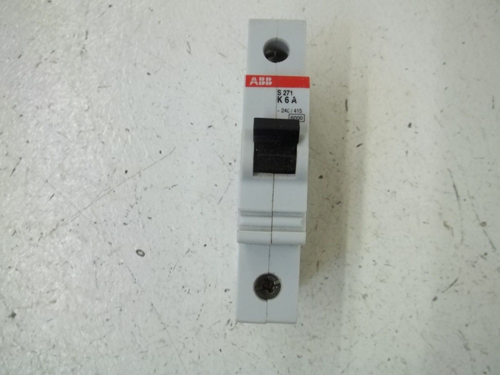LOT OF 2 ABB S271-K6A CIRCUIT BREAKER *USED*