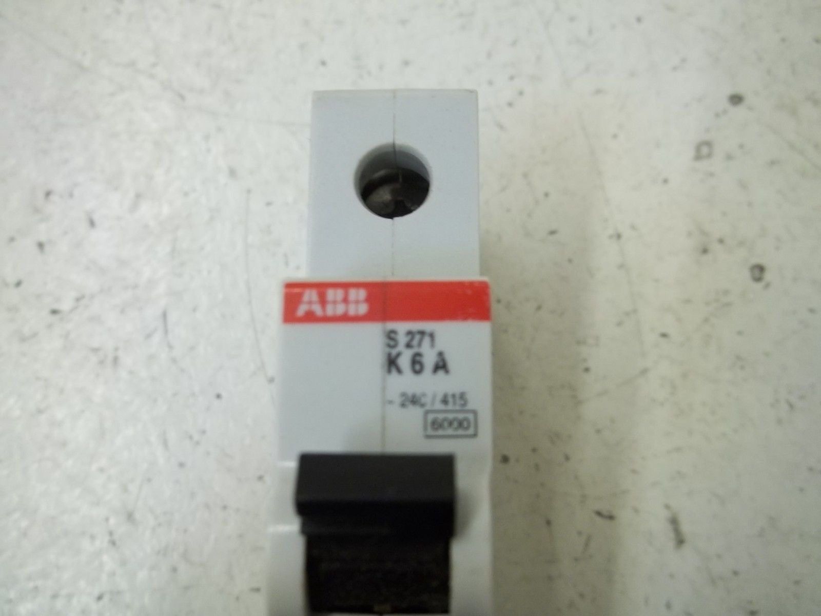 LOT OF 2 ABB S271-K6A CIRCUIT BREAKER *USED*