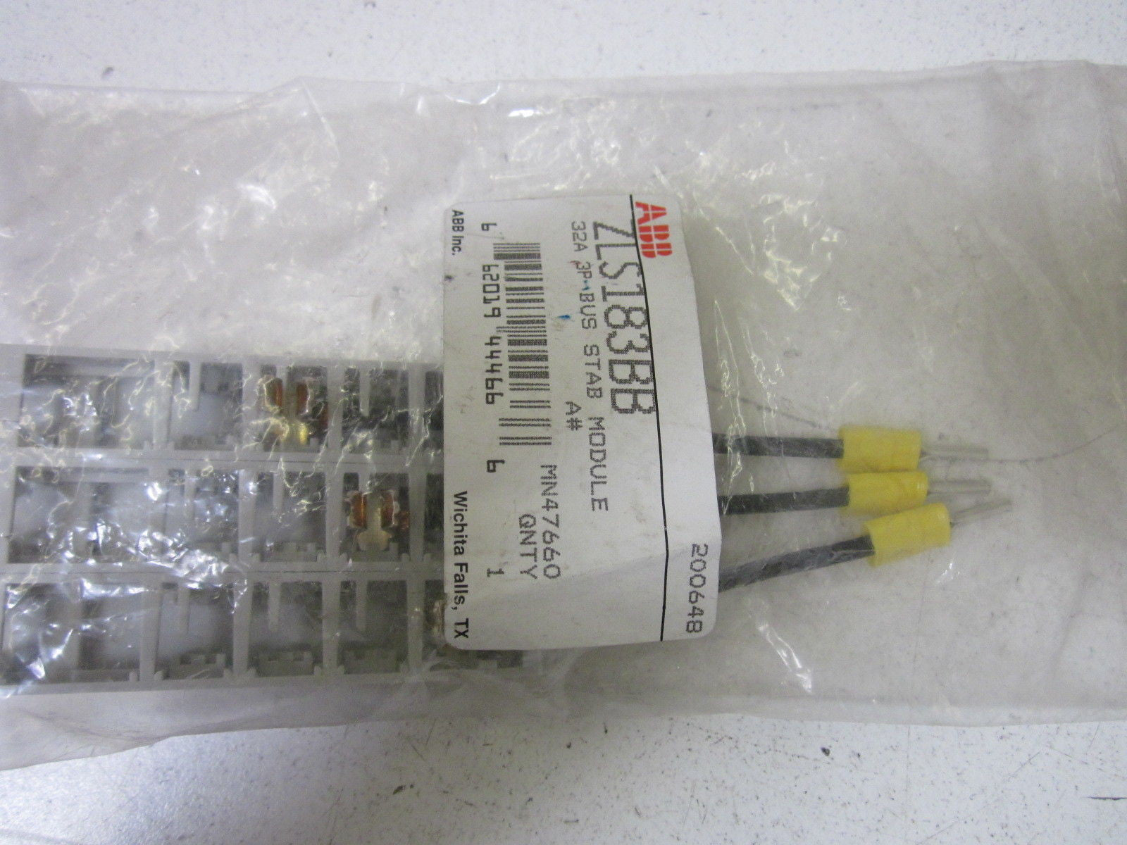 LOT OF 2 ABB ZLS183BB *NEW NO BOX*