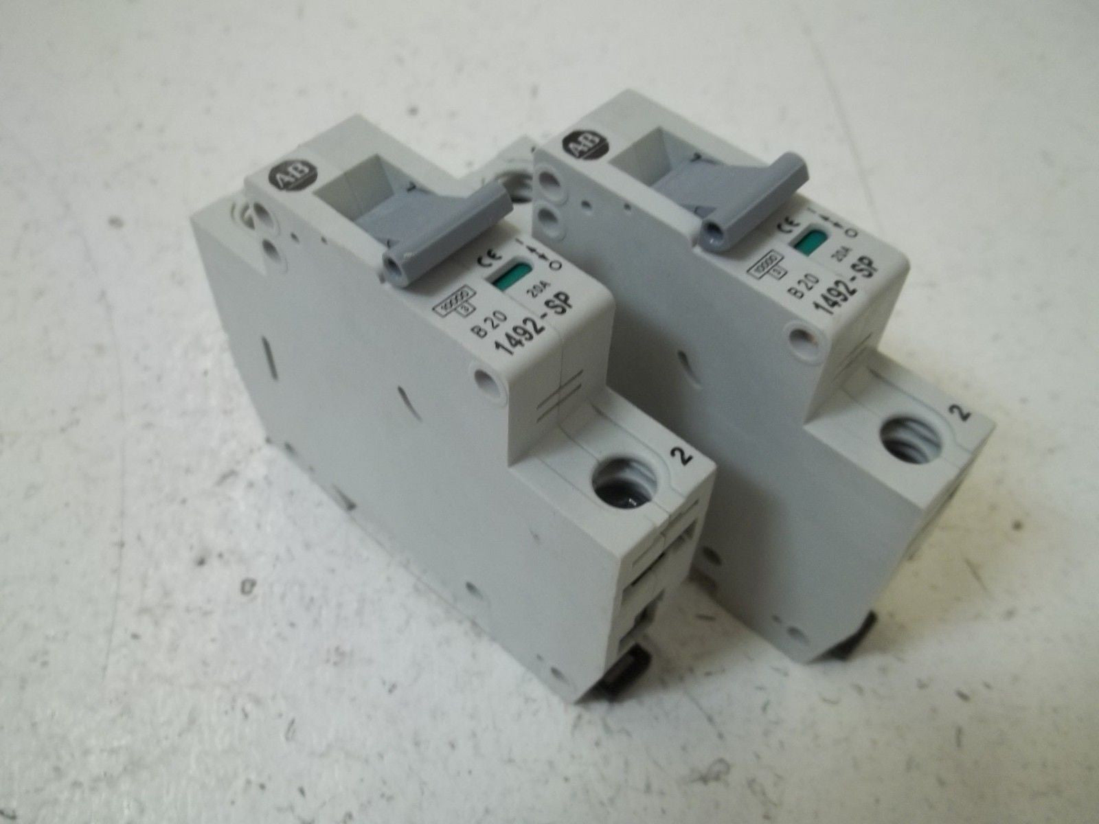 LOT OF 2 ALLEN BRADLEY 1492-SP1B200 SER.C MINIATURE CIRCUIT BREAKER*NEW IN BOX