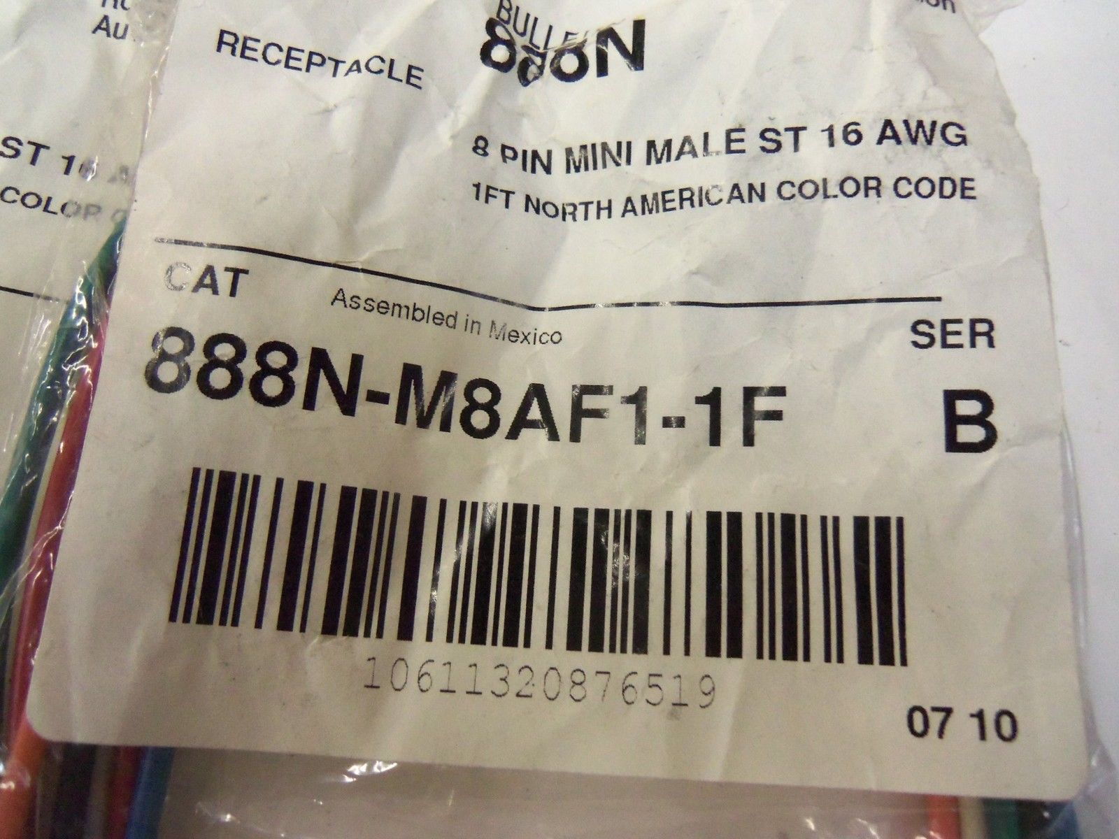 LOT OF 2 ALLEN BRADLEY 888N-M8AF1-1F SERIES B *NEW IN BAG*