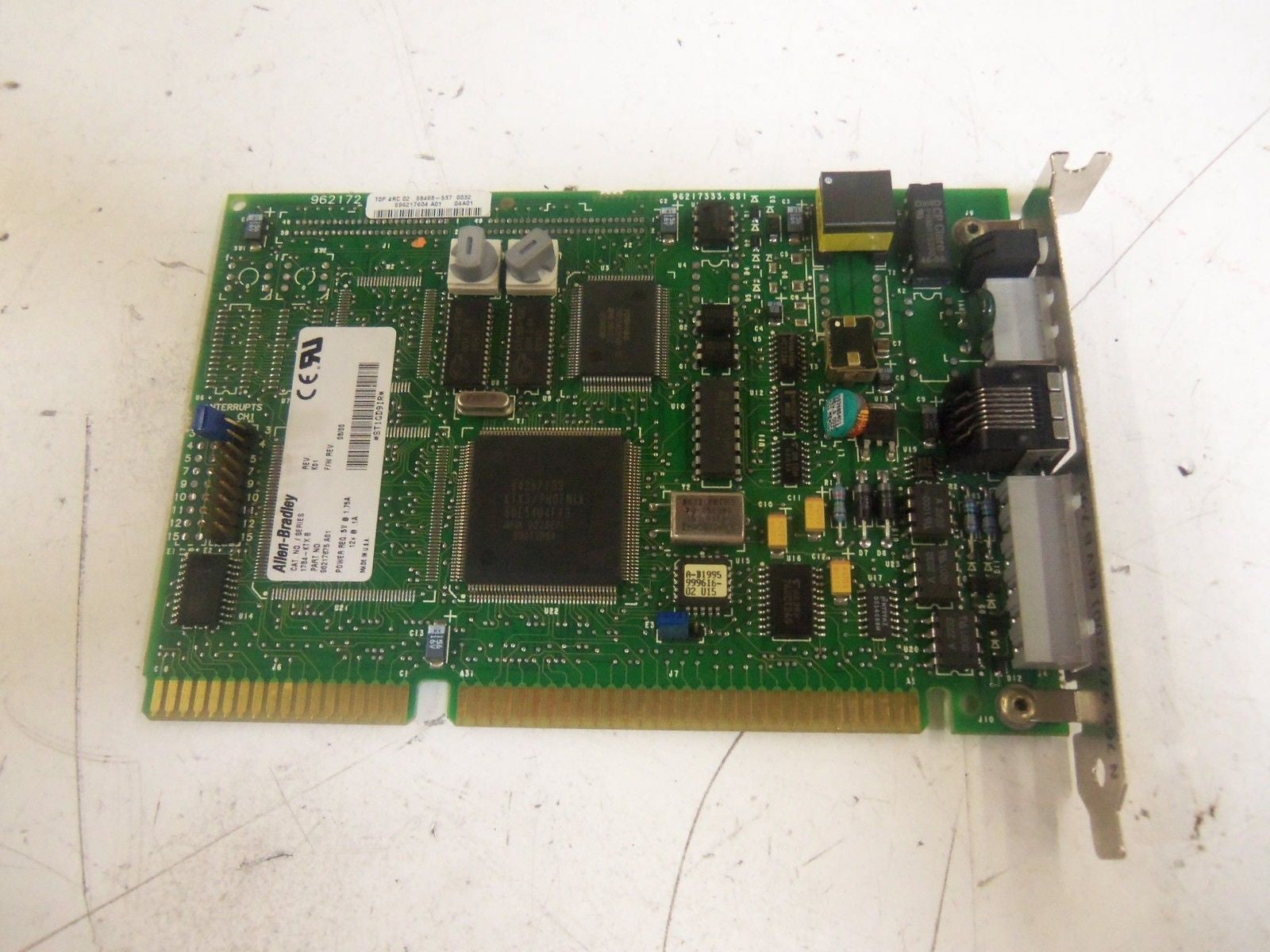 ALLEN BRADLEY 1784-KTX SER. B COMMUNICATION INTERFACE CARD *USED*
