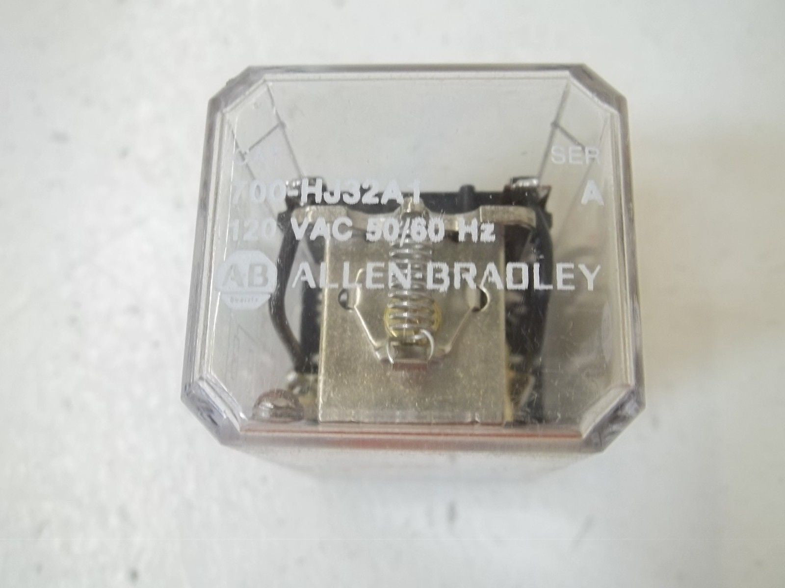 LOT OF 2 ALLEN BRADLEY 700-HJ32A1 SER.A  CONTROL RELAY 120VAC *USED*
