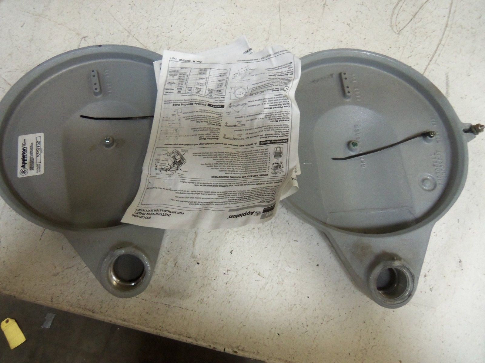 LOT OF 2 APPLETON KPS150 MOUNTING HOOD *NEW IN BOX*