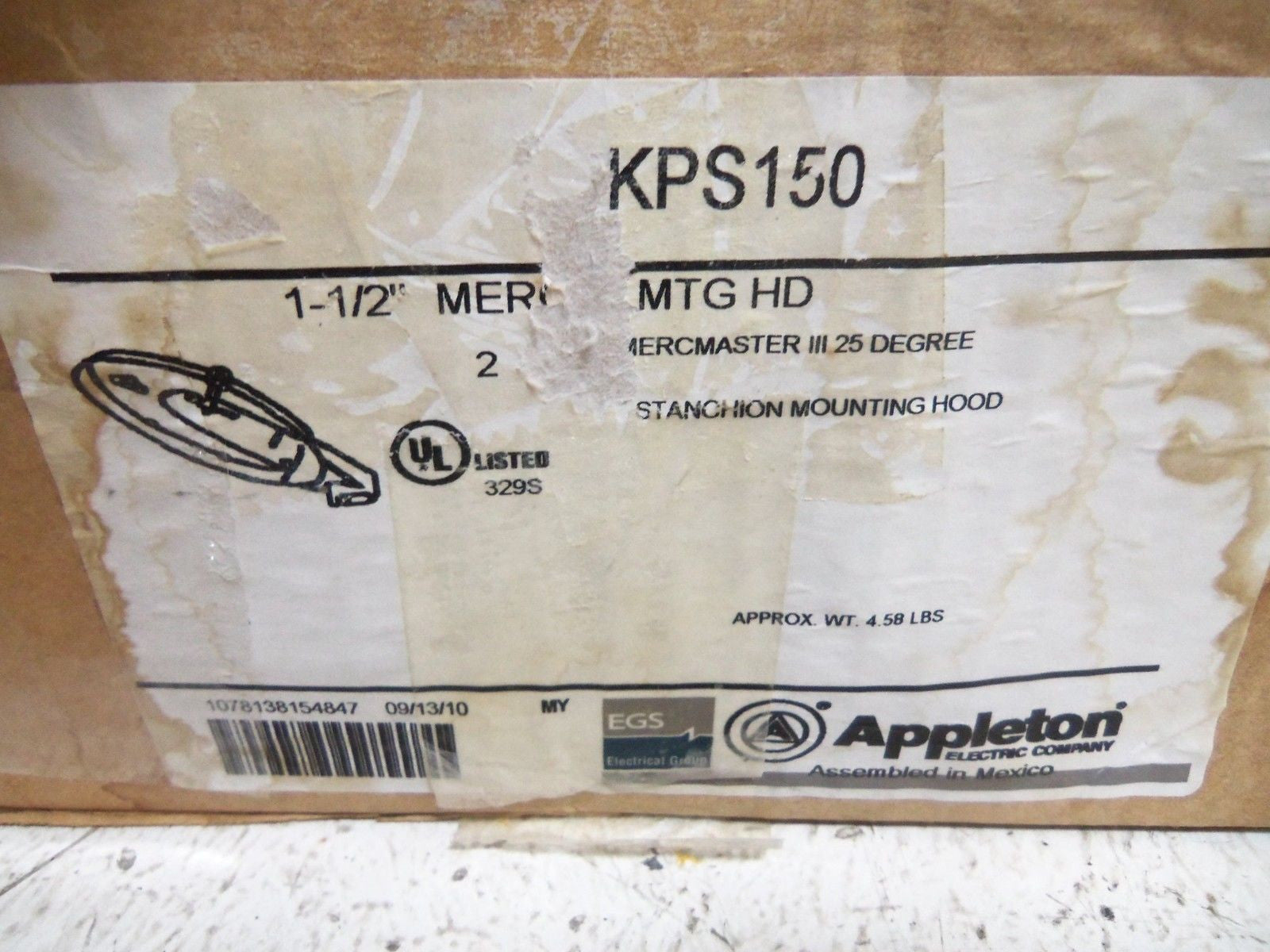 LOT OF 2 APPLETON KPS150 MOUNTING HOOD *NEW IN BOX*